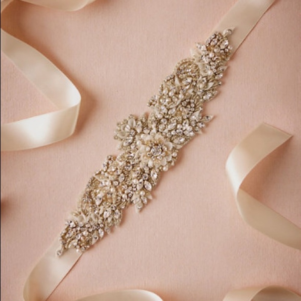 Bhldn Le Champagne Sash - NWT